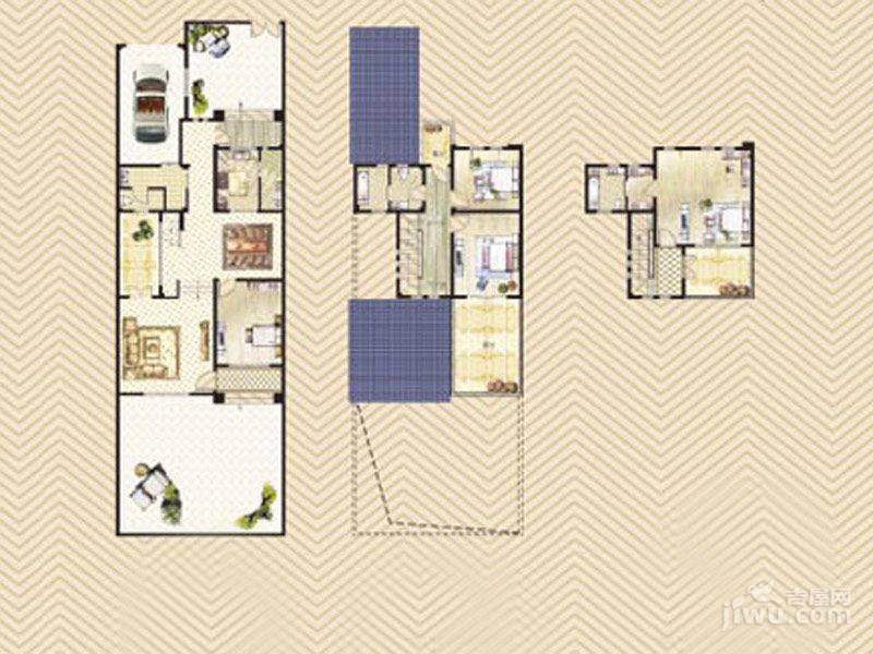 齐鲁涧桥维拉的院子4室4厅3卫259.4㎡户型图