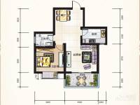 凯旋新城嘉苑1室2厅1卫78㎡户型图