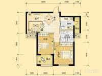 东冠繁华逸城2室2厅1卫79.5㎡户型图
