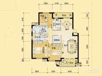 东冠繁华逸城3室2厅2卫127.8㎡户型图