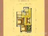 柏庄春暖花开2室2厅1卫90㎡户型图