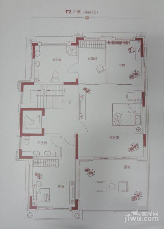 迎宾路3号3室1厅2卫389㎡户型图