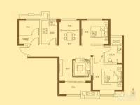 建业贰号城邦2室2厅1卫89㎡户型图