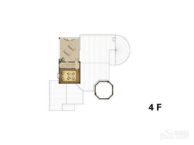 云亩天朗富仕山普通住宅642㎡户型图