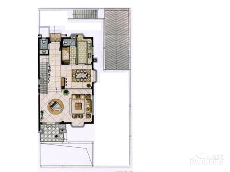 禹洲鼓山一号普通住宅500㎡户型图