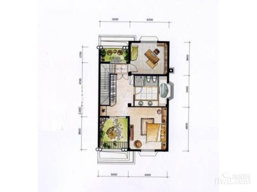 禹洲鼓山一号普通住宅500㎡户型图