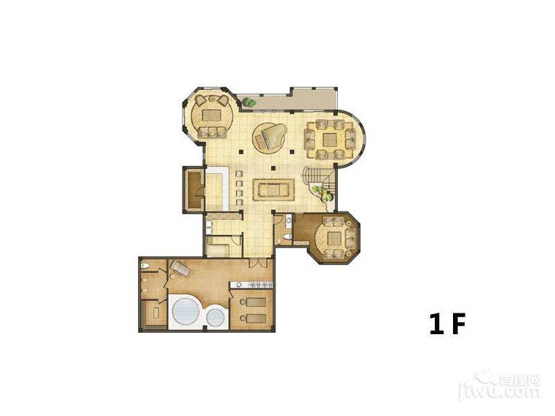 云亩天朗富仕山普通住宅709㎡户型图