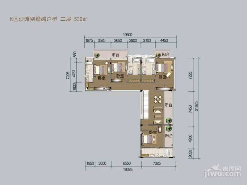 海南陵水富力湾普通住宅530㎡户型图