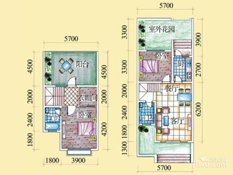 天来泉普通住宅171.4㎡户型图