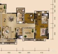 保利香槟花园3室2厅2卫119.3㎡户型图