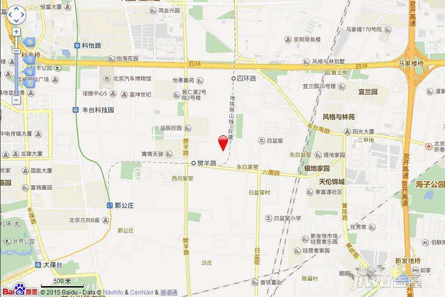 首开华润·花香四季位置交通图图片