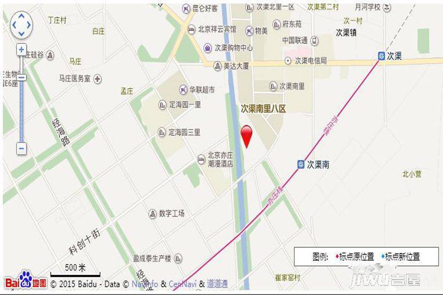 北京经开汀塘位置交通图1