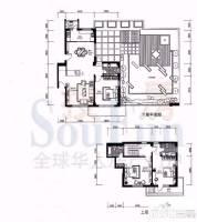 高教新城·学区嘉园3室2厅3卫户型图