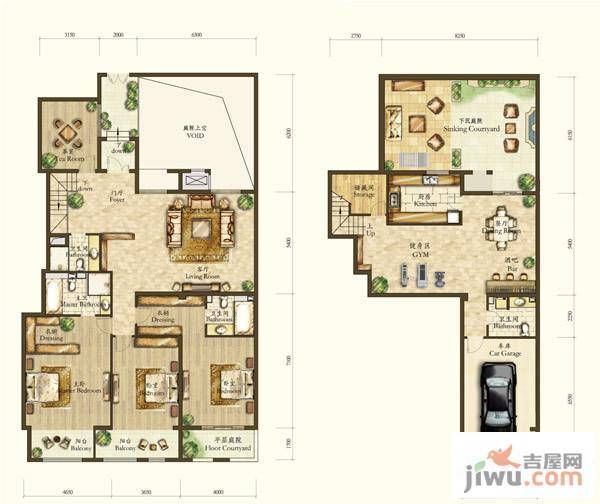 海棠公社普通住宅290㎡户型图