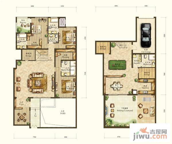 海棠公社普通住宅290㎡户型图