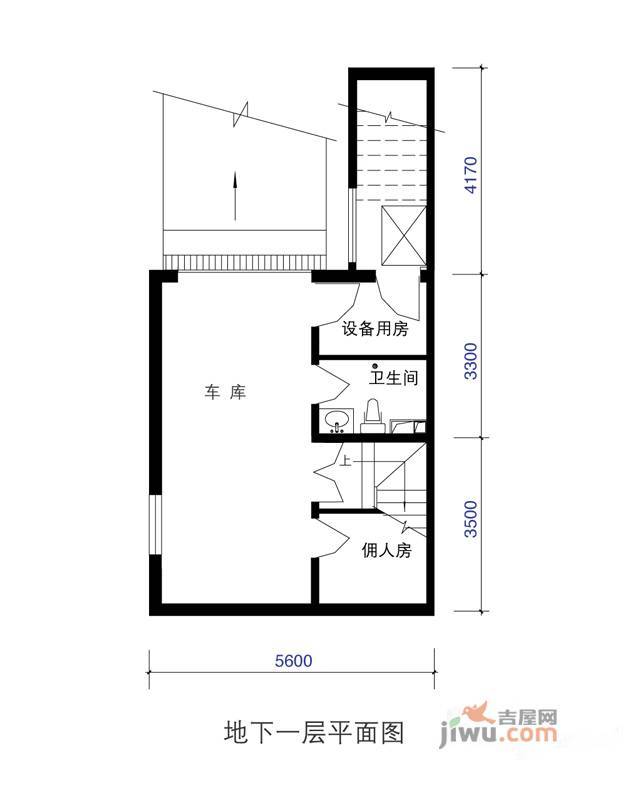 世佳别墅5室6厅5卫342㎡户型图