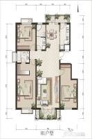 恒华湖公馆3室2厅2卫158㎡户型图