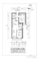 首创悦榕汇2室2厅1卫81㎡户型图