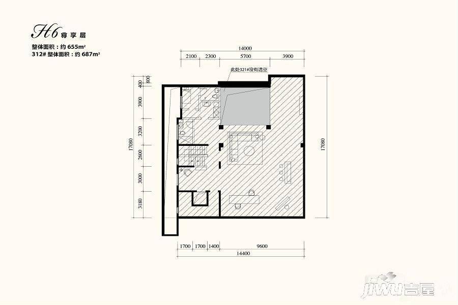 紫禁壹号院5室2厅4卫655㎡户型图