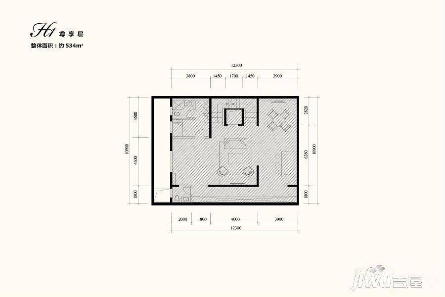 紫禁壹号院4室2厅4卫534㎡户型图