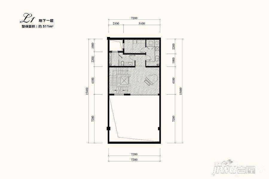 紫禁壹号院5室6厅4卫511㎡户型图