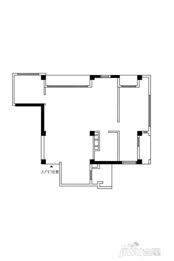 长安源2室2厅1卫170㎡户型图