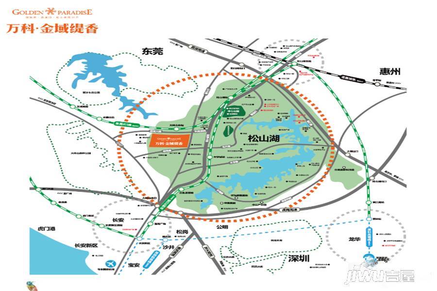 万科金域缇香位置交通图图片