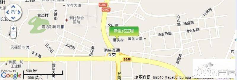 新世纪宜居位置交通图图片