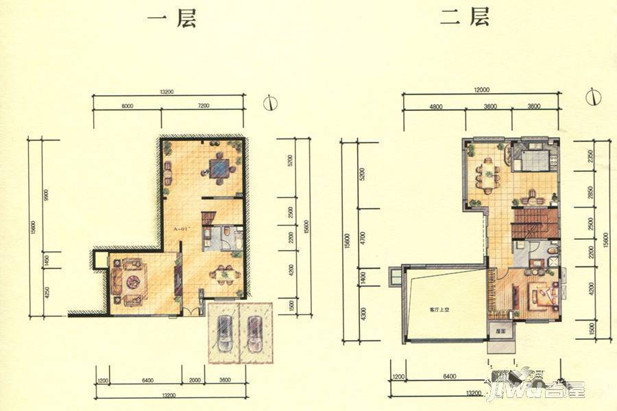 山水江南玖峯5室3厅6卫430.2㎡户型图