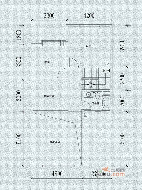 中惠松湖城3室2厅3卫160㎡户型图