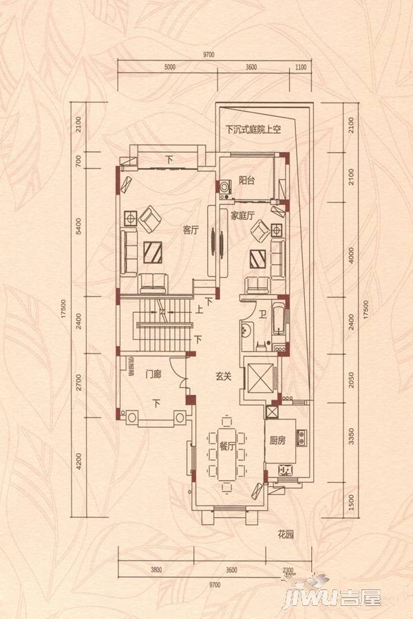 新世纪领居三期4室2厅3卫407.4㎡户型图