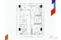 华南茶叶创意园菁英时代3室1厅1卫104㎡户型图