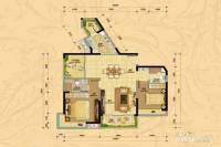 嘉宏锦城3室2厅2卫105㎡户型图