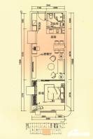 约克时代商铺1室1厅1卫70㎡户型图
