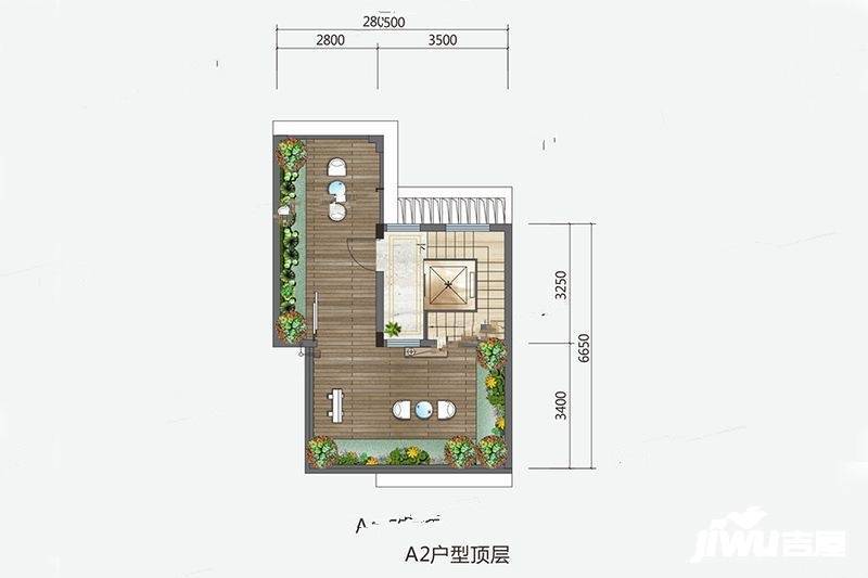 君荟庭3室2厅4卫167㎡户型图