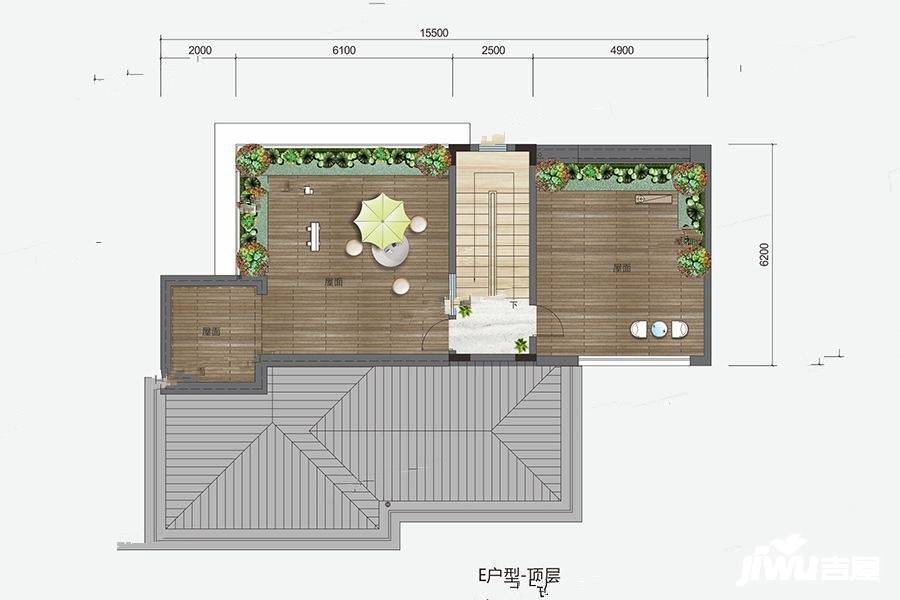 君荟庭5室2厅5卫260㎡户型图