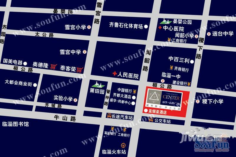 盛华尚都广场位置交通图图片