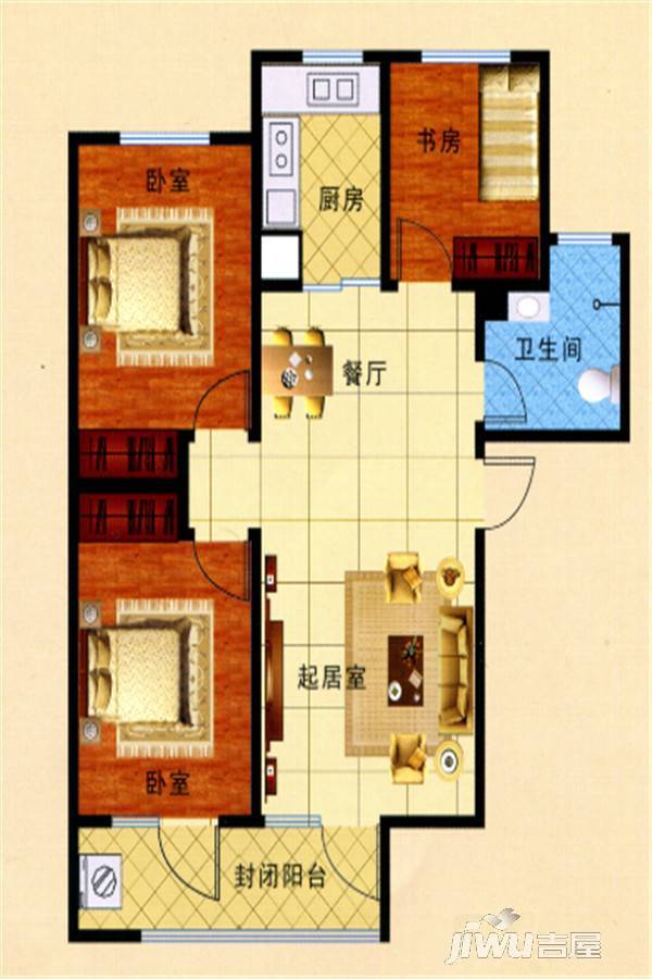 淄川水岸新城户型图片