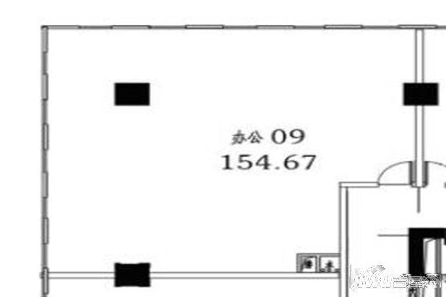 润德大厦1室1厅0卫154.7㎡户型图