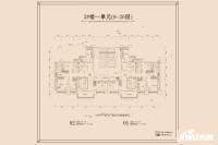 国投林溪郡4室2厅2卫155.3㎡户型图