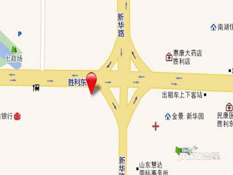 中天下潍坊国际位置交通图图片