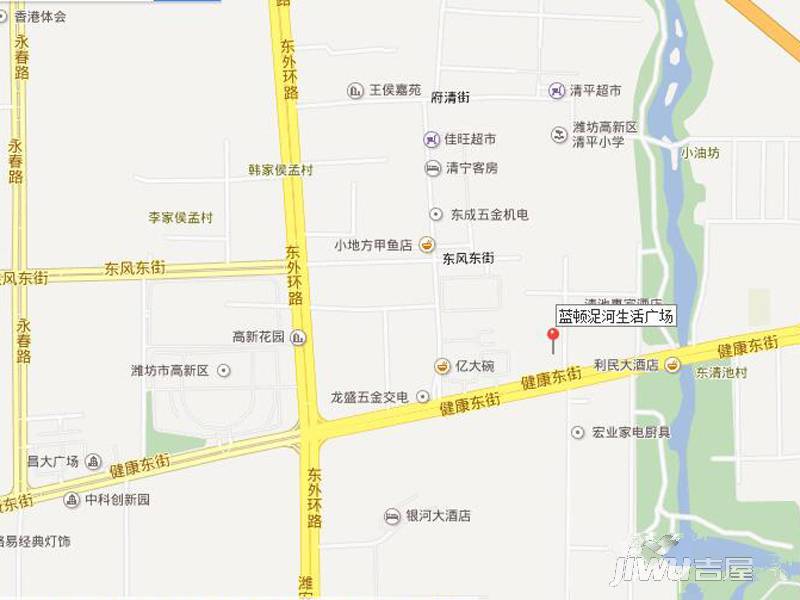 蓝顿21街区位置交通图图片