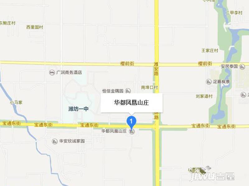华都凤凰山庄位置交通图图片