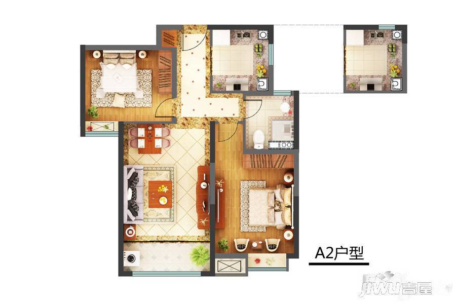 二期御景央邸高层2/71#楼a2户型