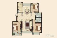 盛唐山河成3室2厅2卫122㎡户型图