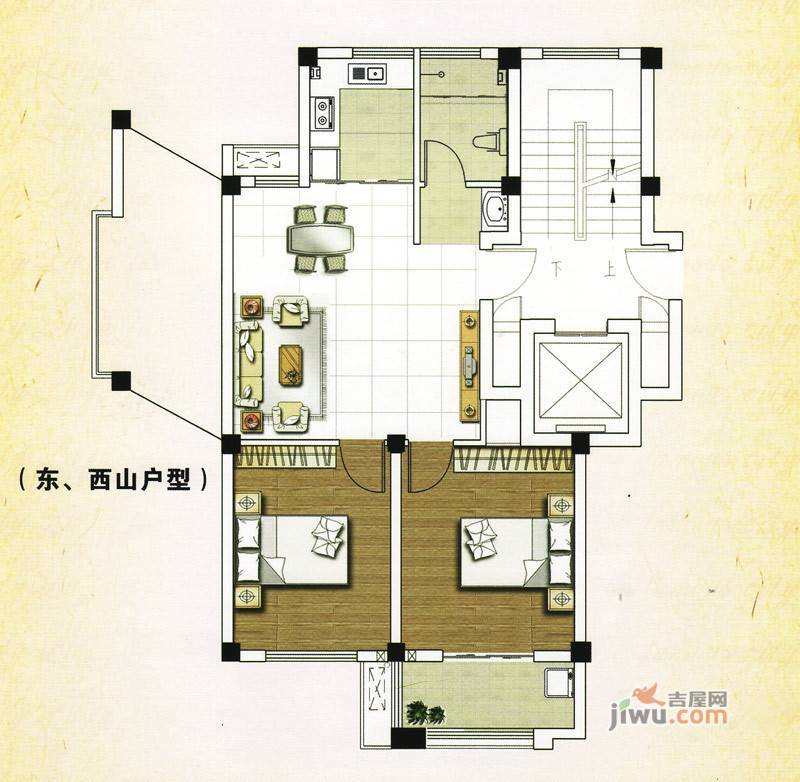 魯發名城四期l戶型