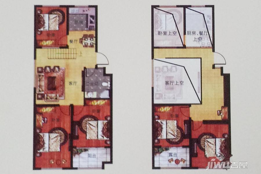 恒信锦绣名郡3室2厅1卫91㎡户型图