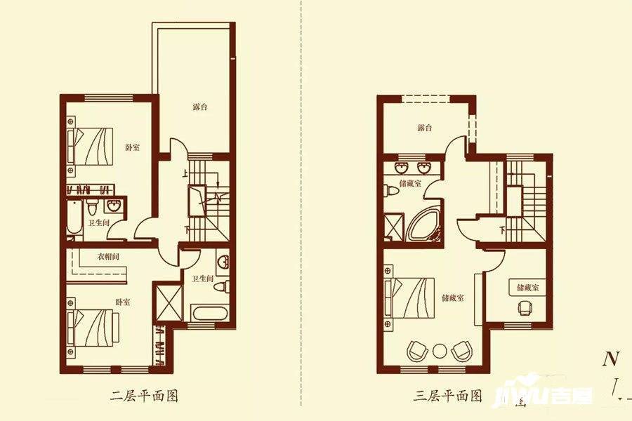 瑞成瑞景湾6室2厅4卫308㎡户型图