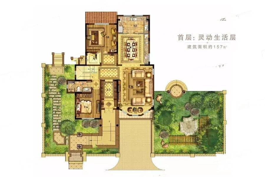 虞园4室4厅7卫532㎡户型图