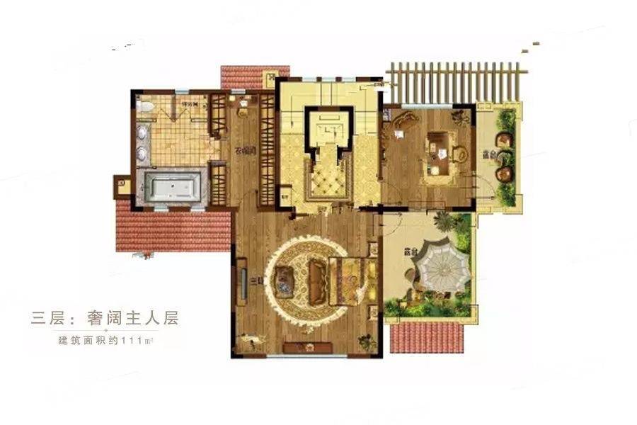 虞园4室3厅7卫546㎡户型图